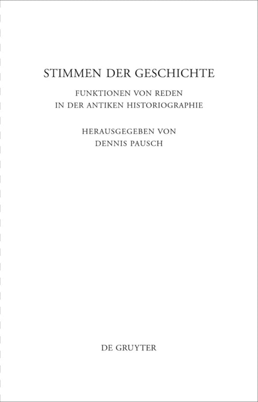 Stimmen der Geschichte