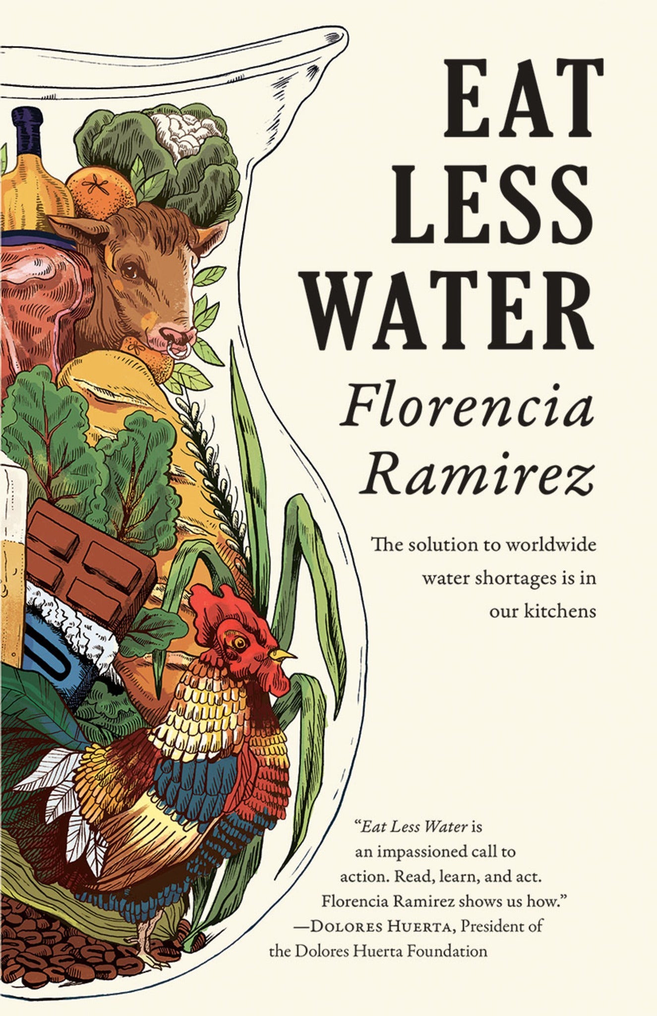 Cover image for Eat Less Water ISBN 9781597095143