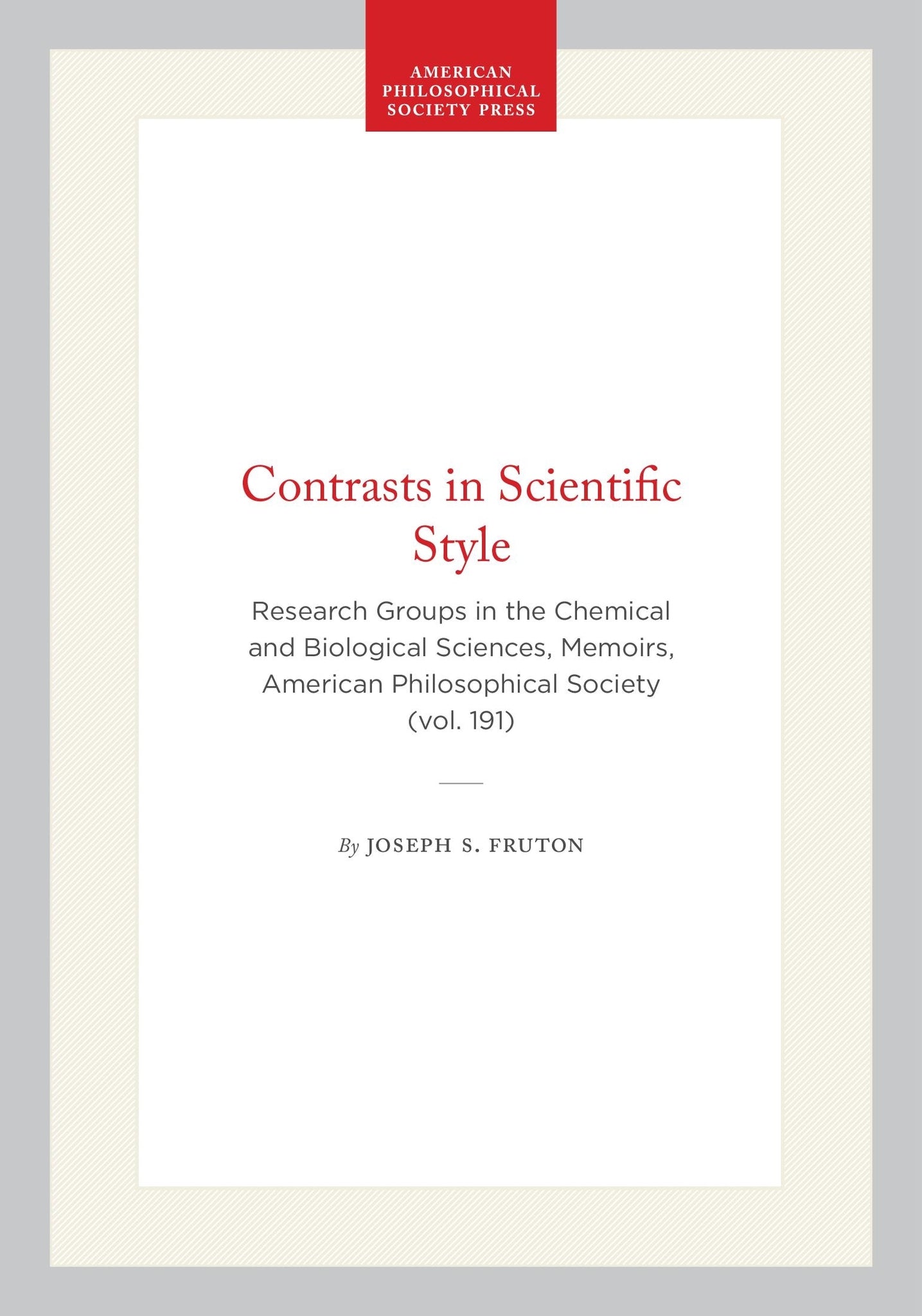 Contrasts in Scientific Style