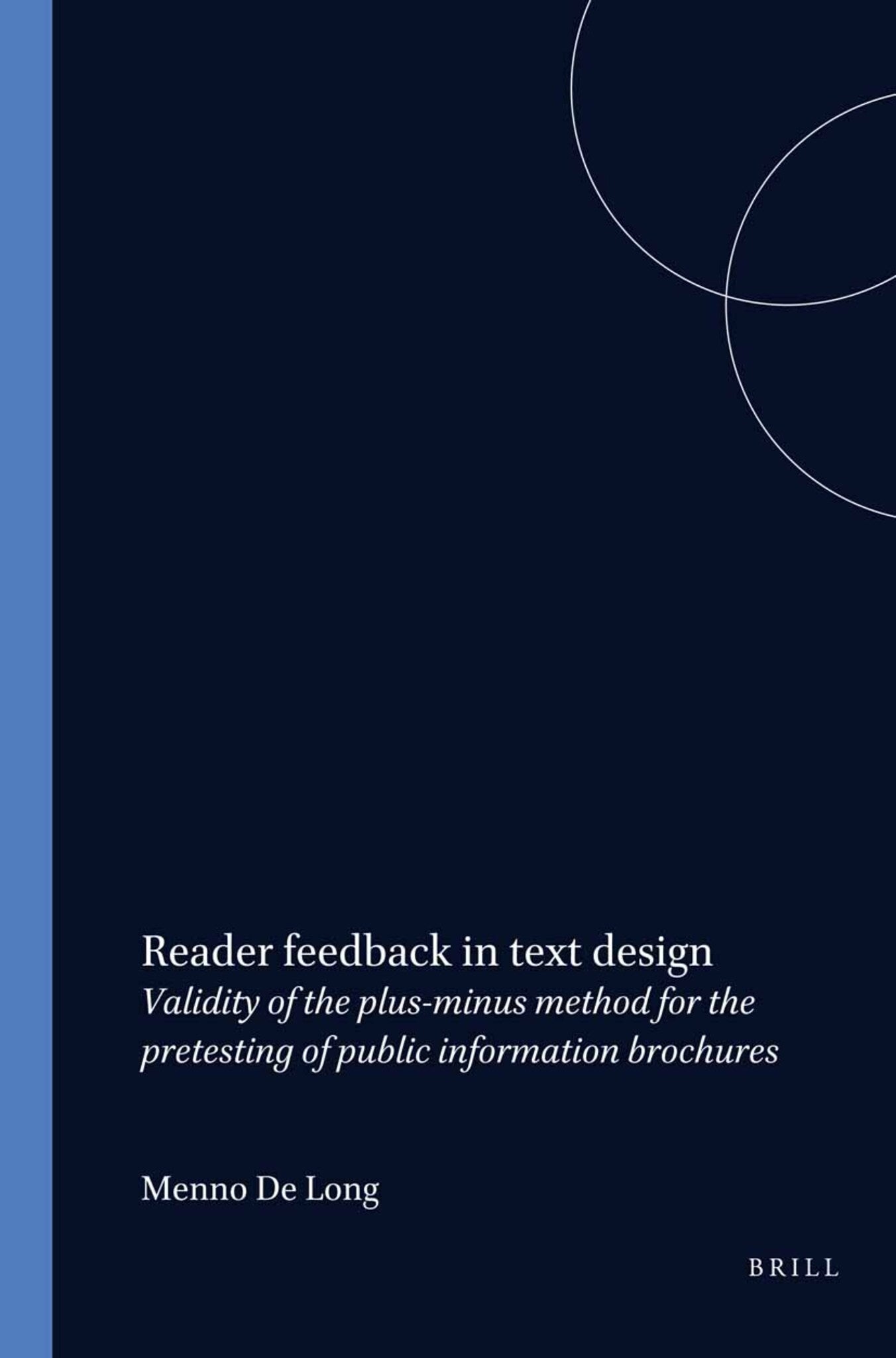 Reader feedback in text design