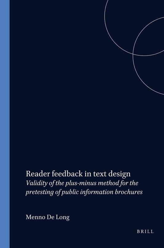 Reader feedback in text design