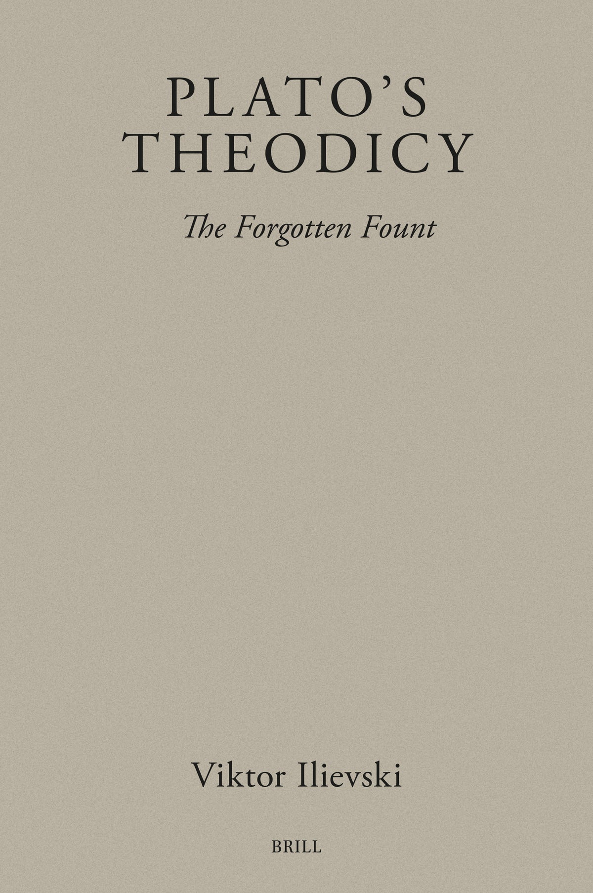 Cover image for Plato's Theodicy ISBN 9789004679290