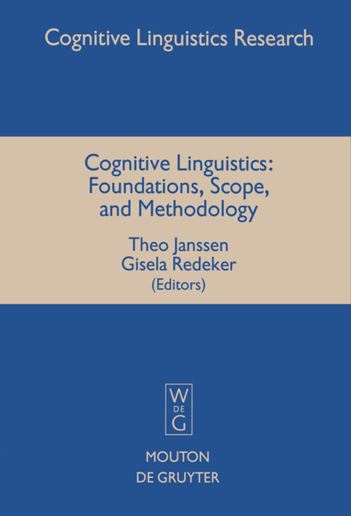 Cover image for Cognitive Linguistics ISBN 9783110161649