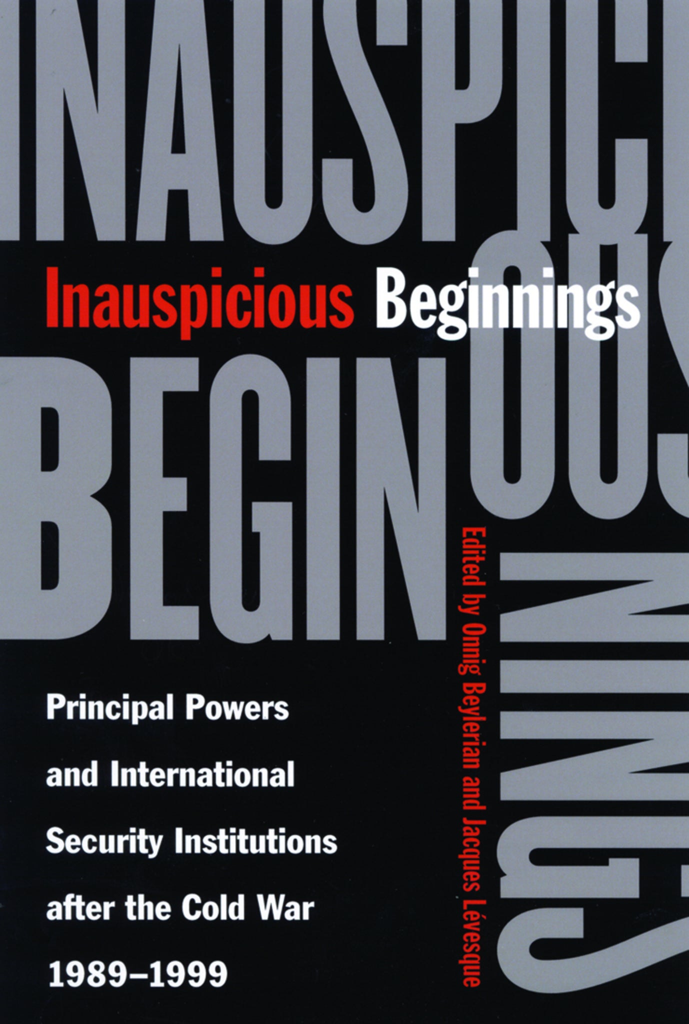Inauspicious Beginnings