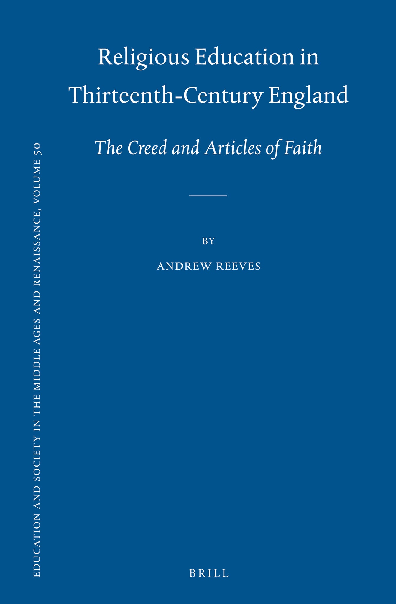 Religious Education in Thirteenth-Century England