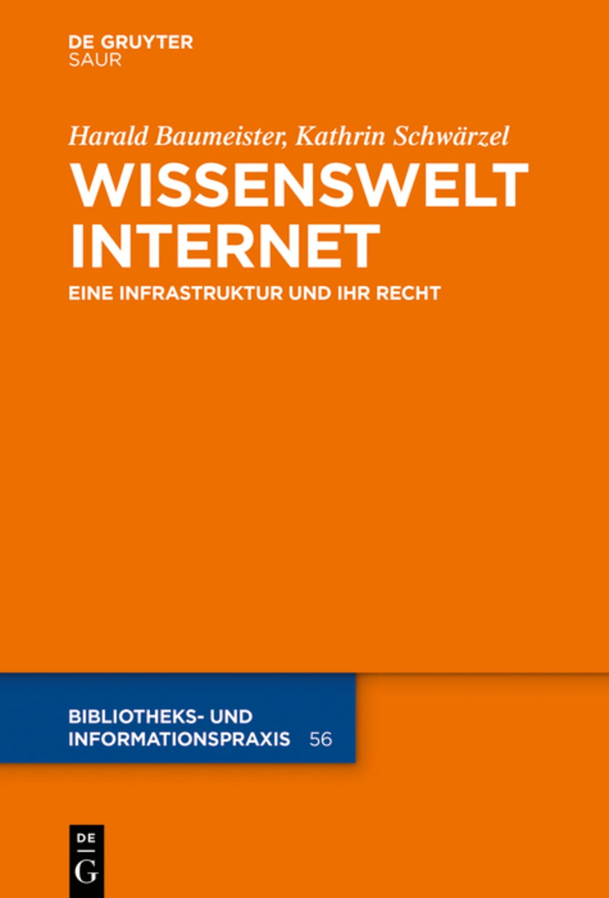 Cover image for Wissenswelt Internet ISBN 9783110338911