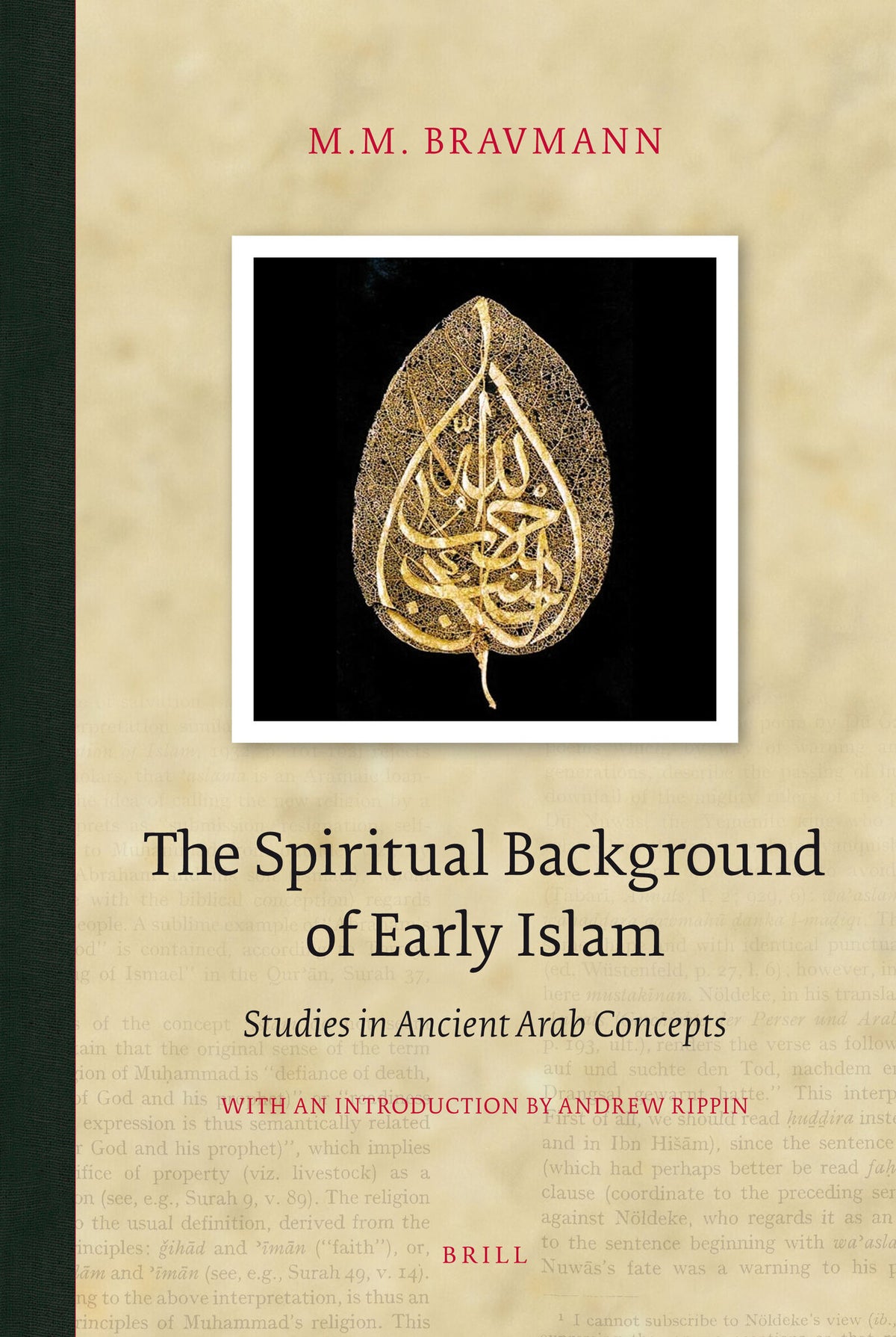 Cover image for The Spiritual Background of Early Islam ISBN 9789004172005