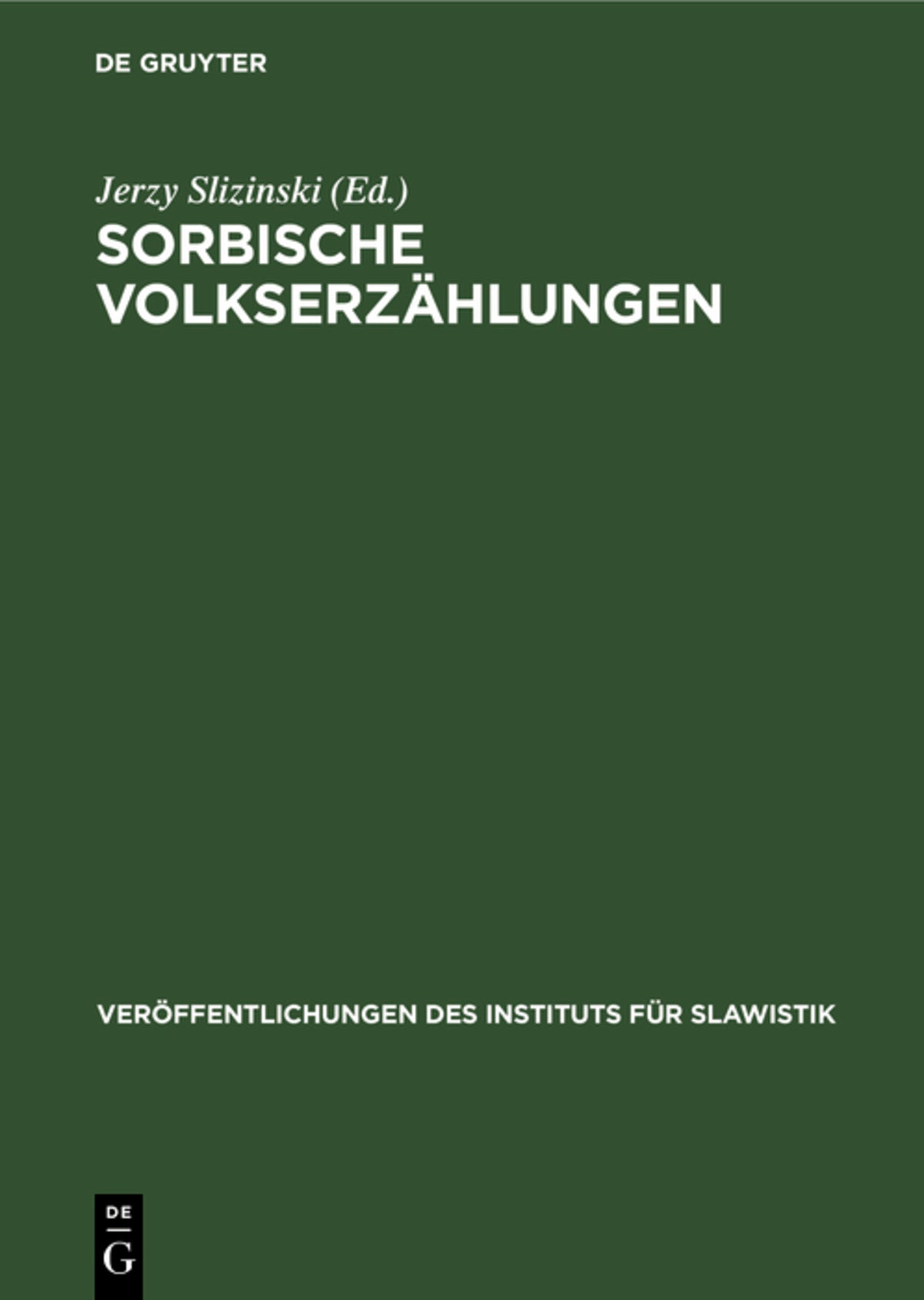 Sorbische Volkserzählungen