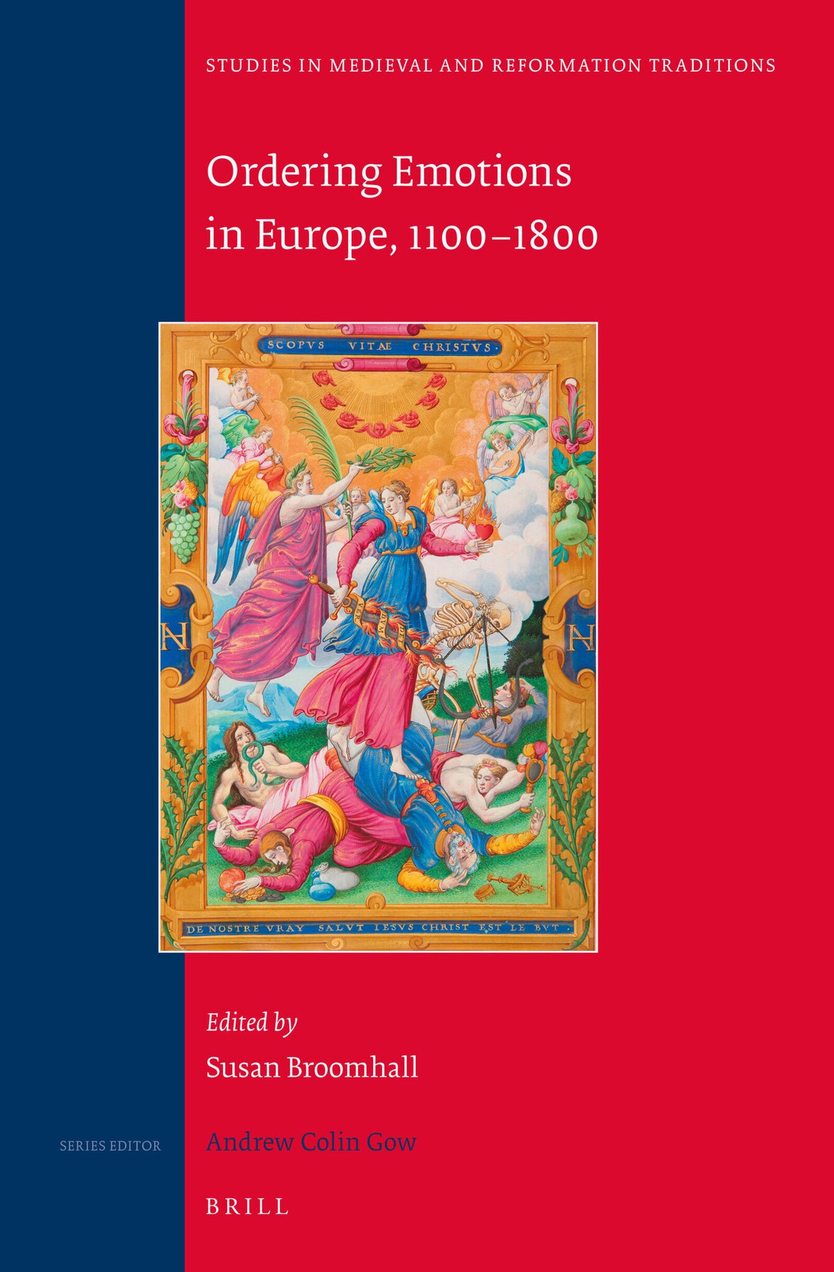 Cover image for Ordering Emotions in Europe, 1100-1800 ISBN 9789004305090