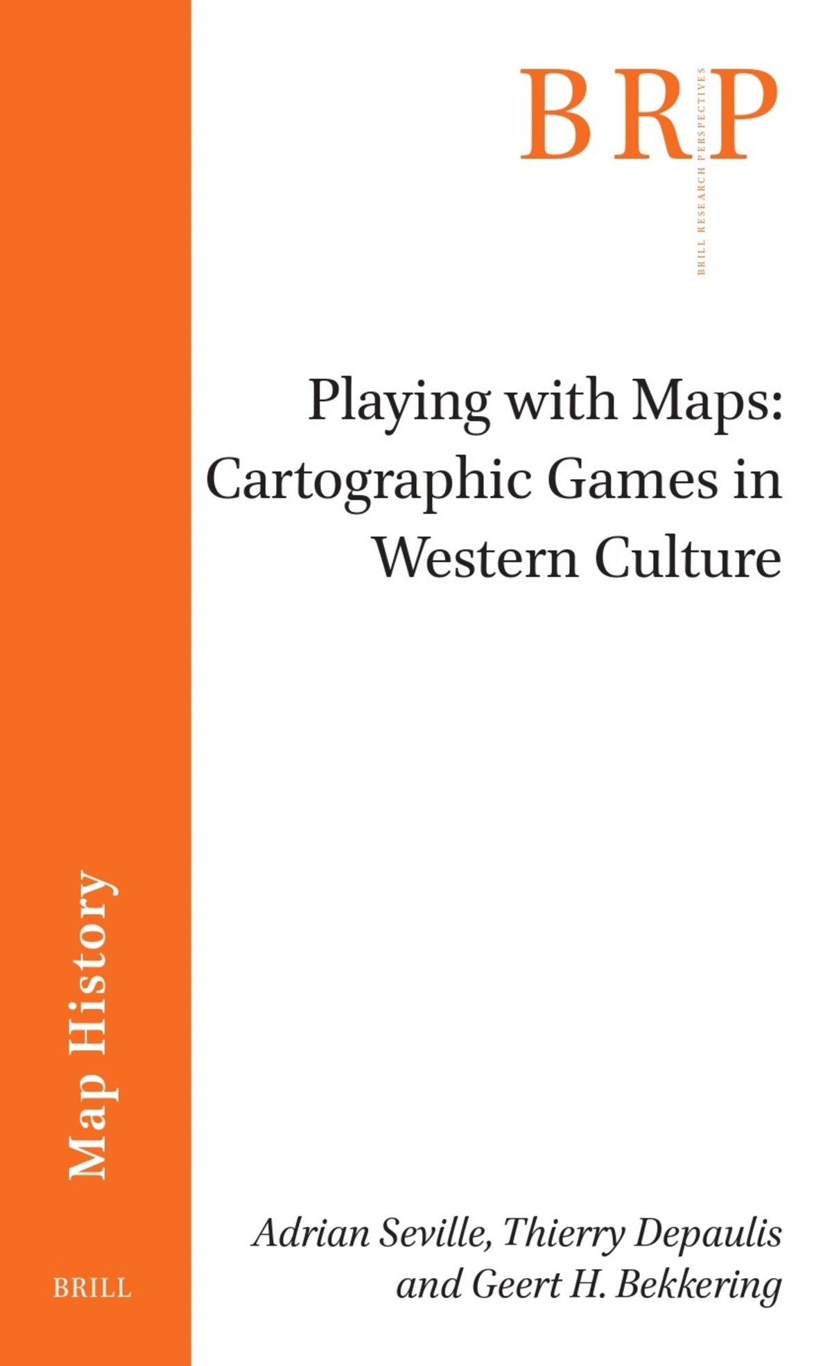 Cover image for Playing with Maps: Cartographic Games in Western Culture ISBN 9789004544062