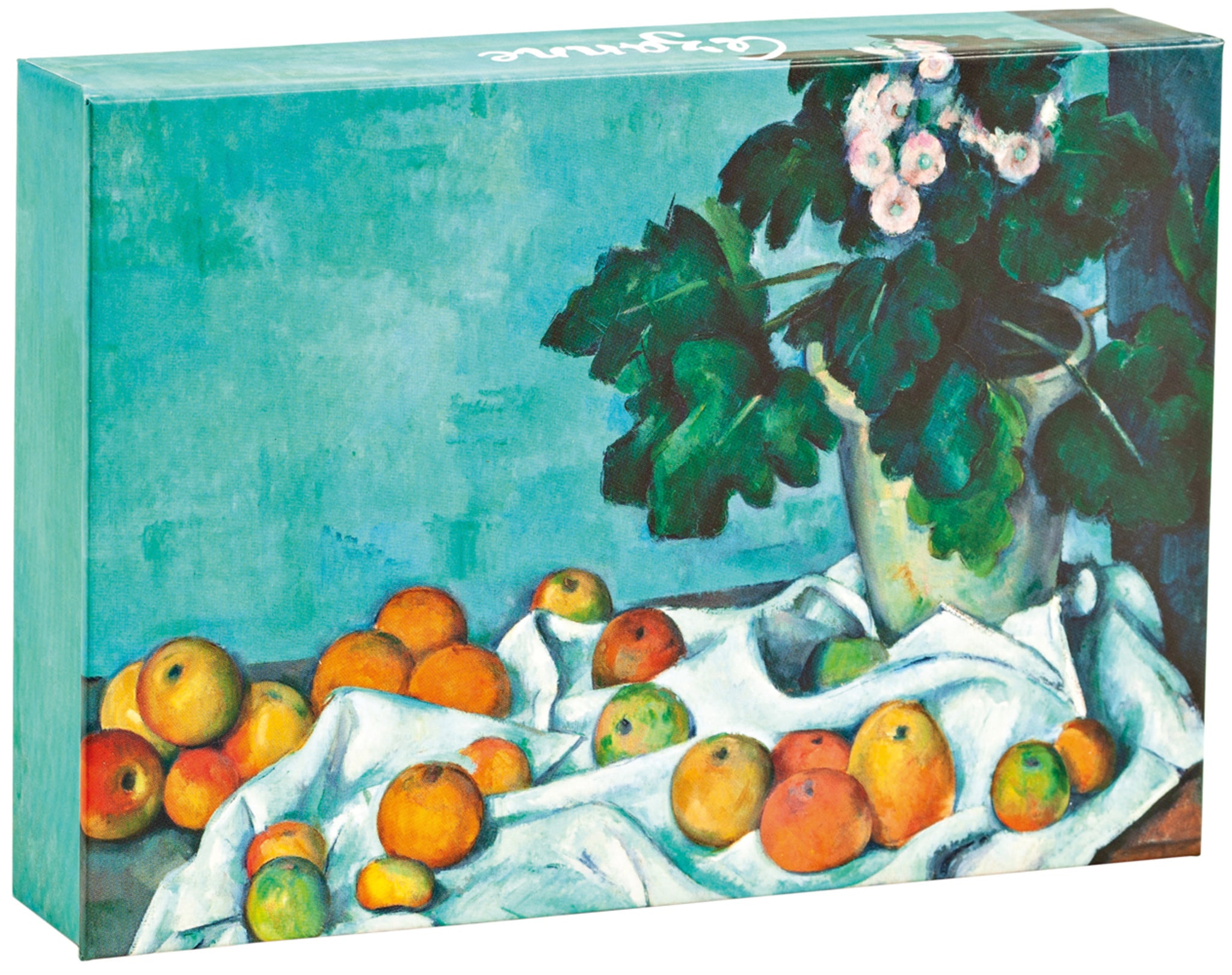 teNeues - FlipTop: Cezanne Still Lifes, 20 Full Color Notecards, 20 Classic White Envelopes, 5 Designs, 4 Notecards of Each, Keepsake Box, FlipTop Magnetic Enclosure