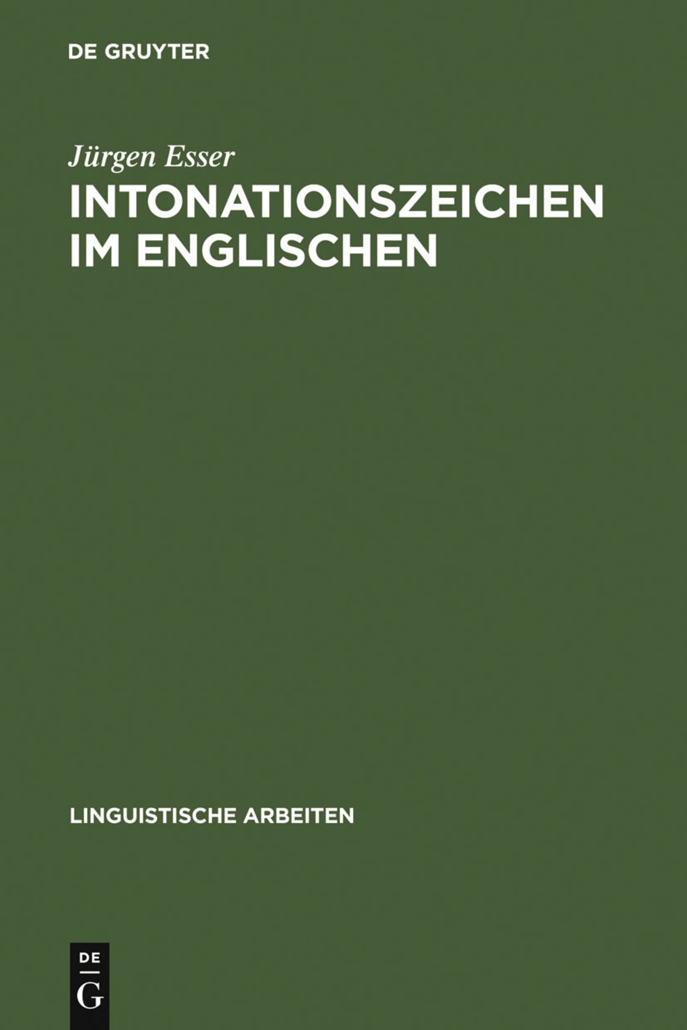 Intonationszeichen im Englischen