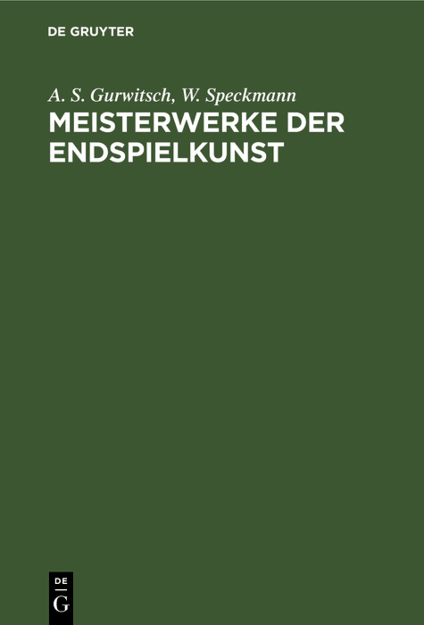 Meisterwerke der Endspielkunst