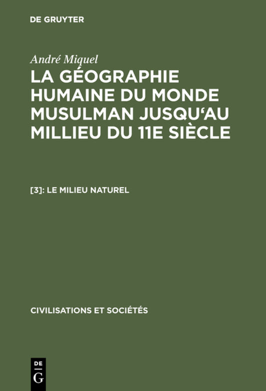 Le milieu naturel