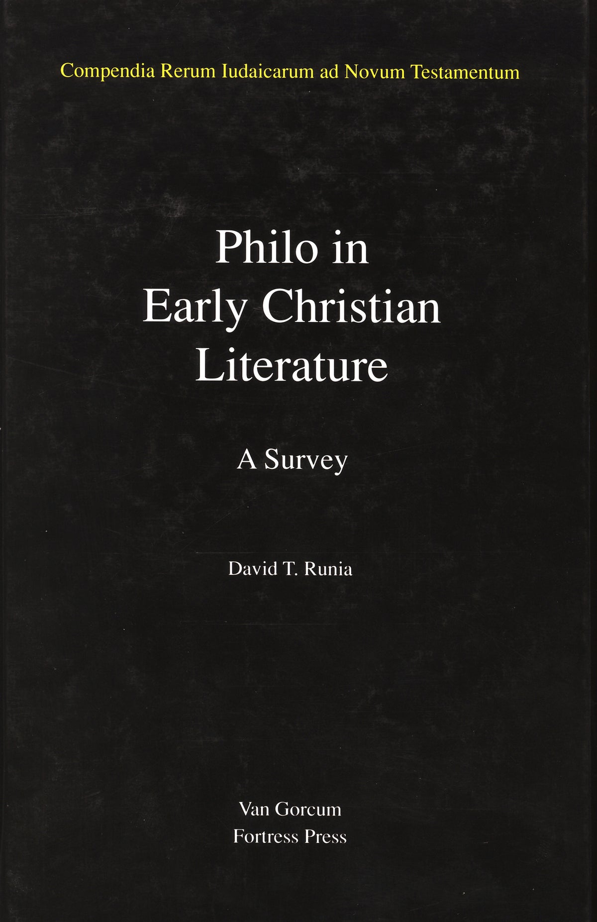Cover image for Jewish Traditions in Early Christian Literature, Volume 3 Philo in Early Christian Literature ISBN 9789023227137