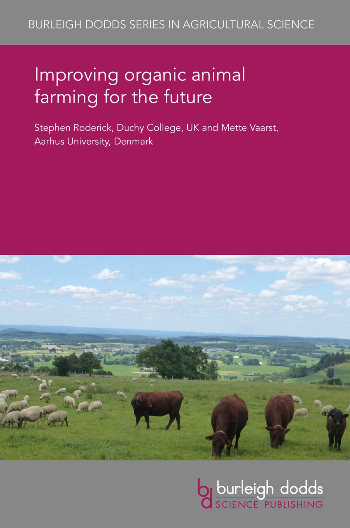Cover image for Improving organic animal farming for the future ISBN 9781838796822