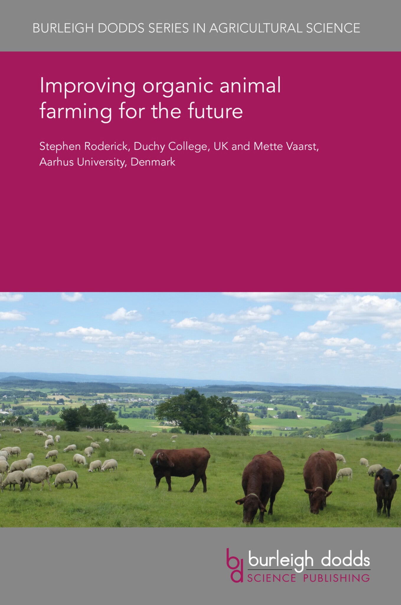 Cover image for Improving organic animal farming for the future ISBN 9781838796822