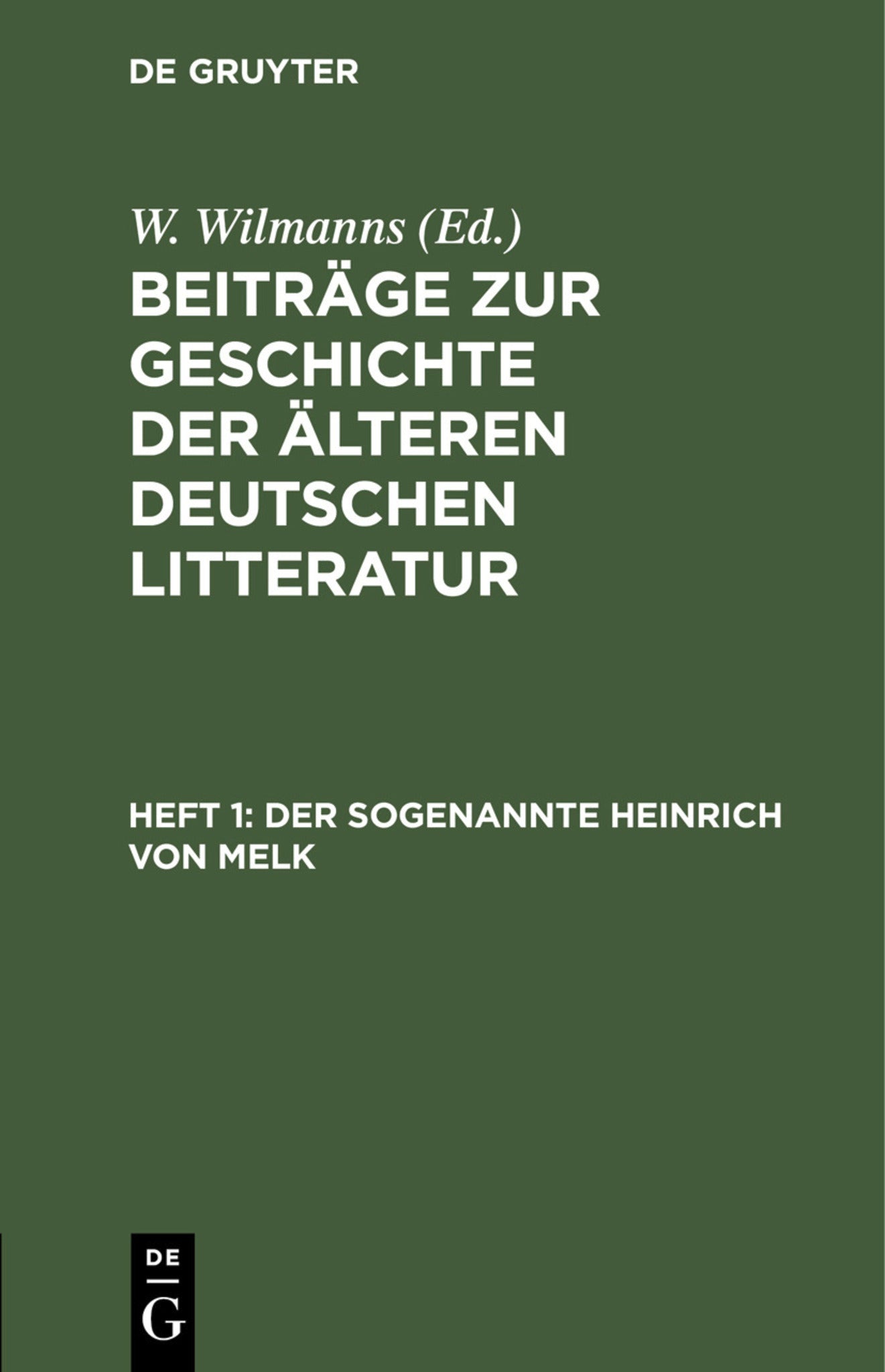 Der sogenannte Heinrich von Melk