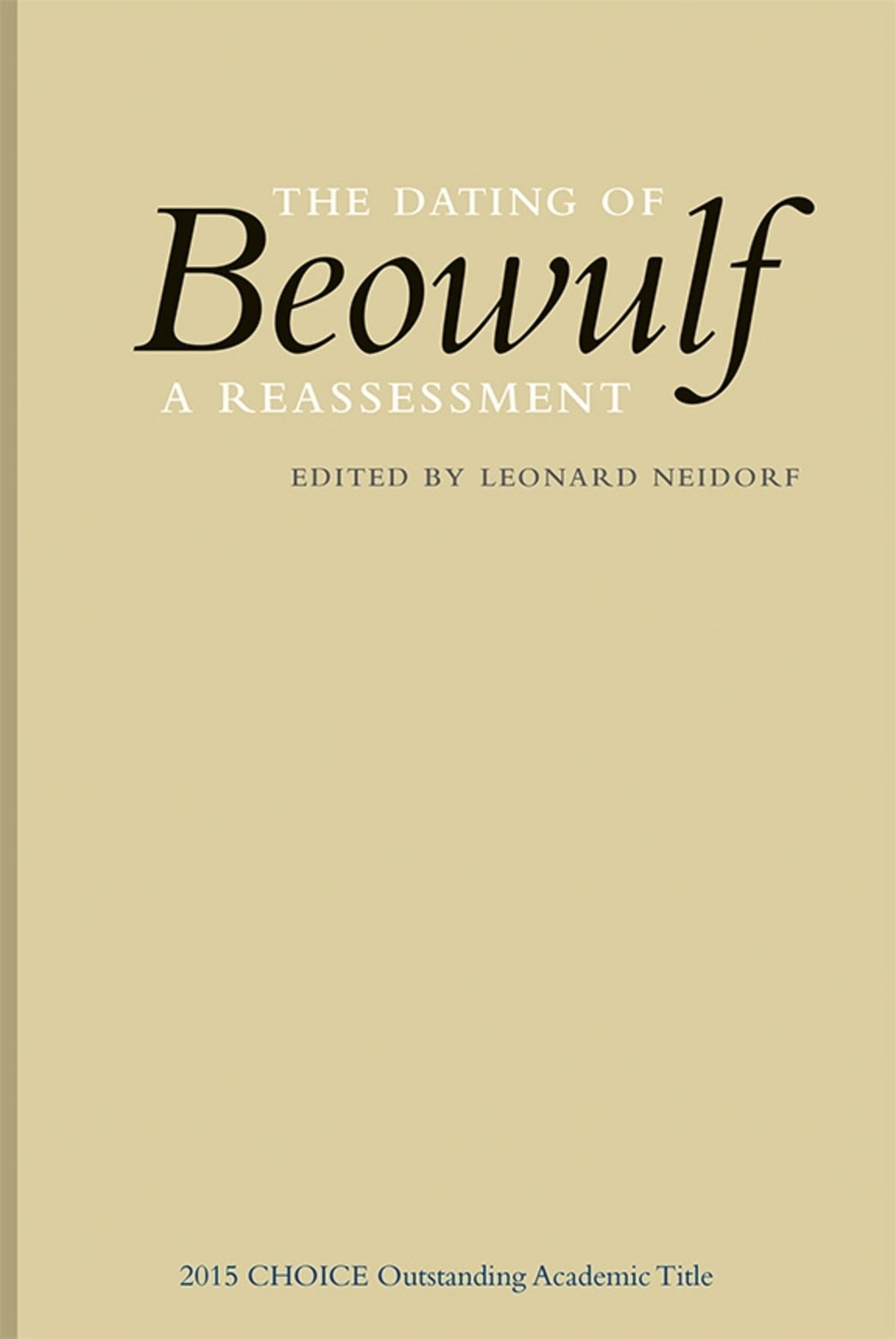 Cover image for The Dating of Beowulf ISBN 9781843844495