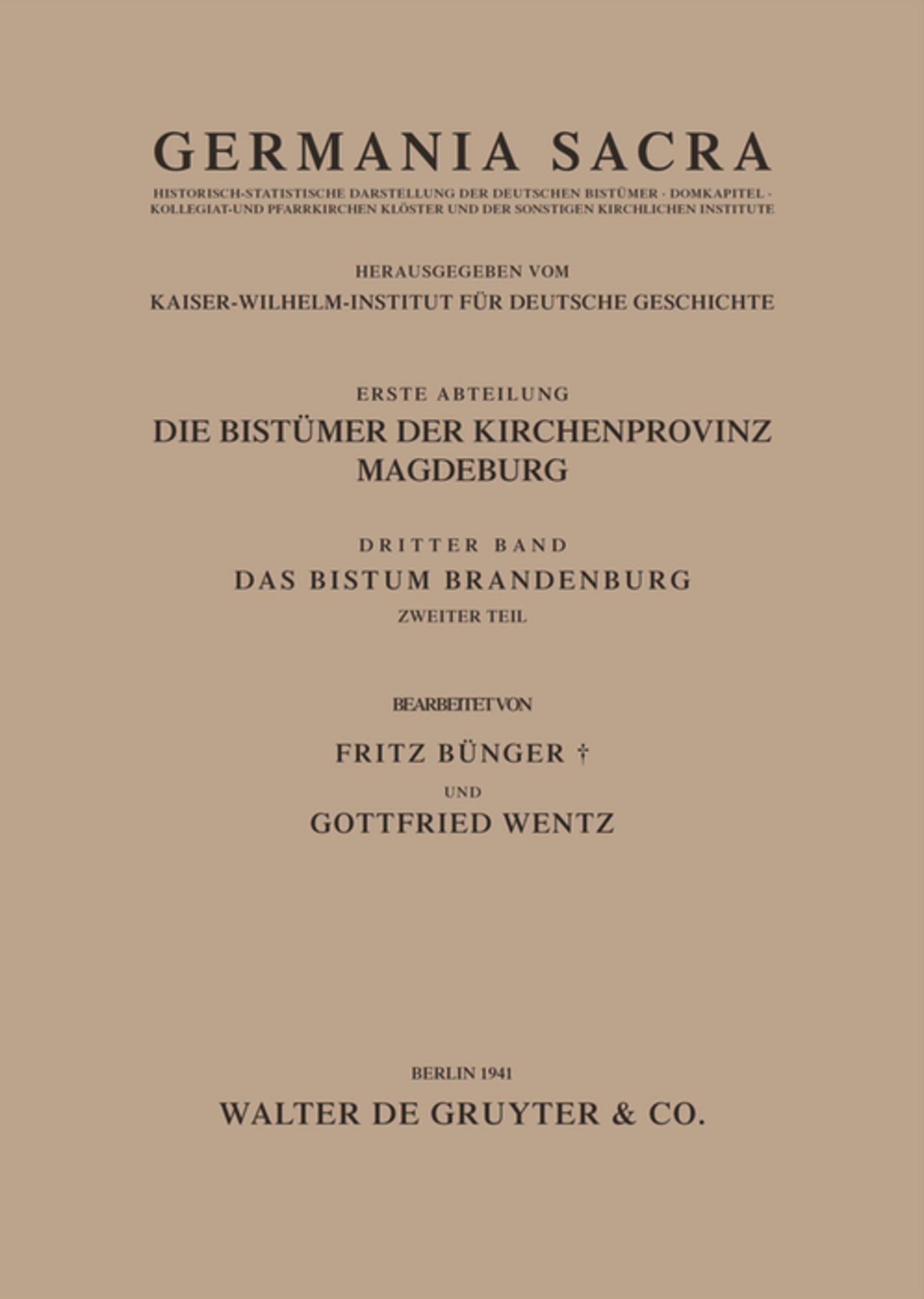 Das Bistum Brandenburg. Teil 2
