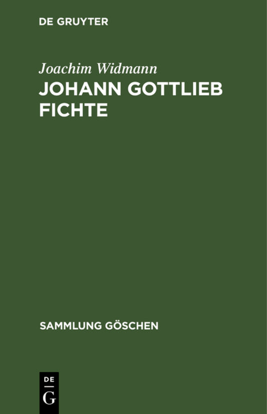Johann Gottlieb Fichte