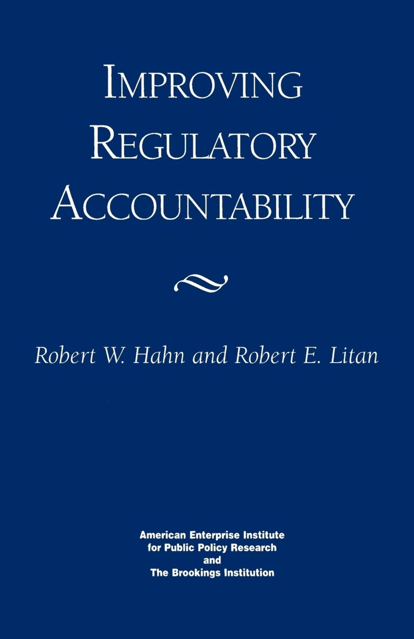 Cover image for Improving Regulatory Accountability ISBN 9780844771069