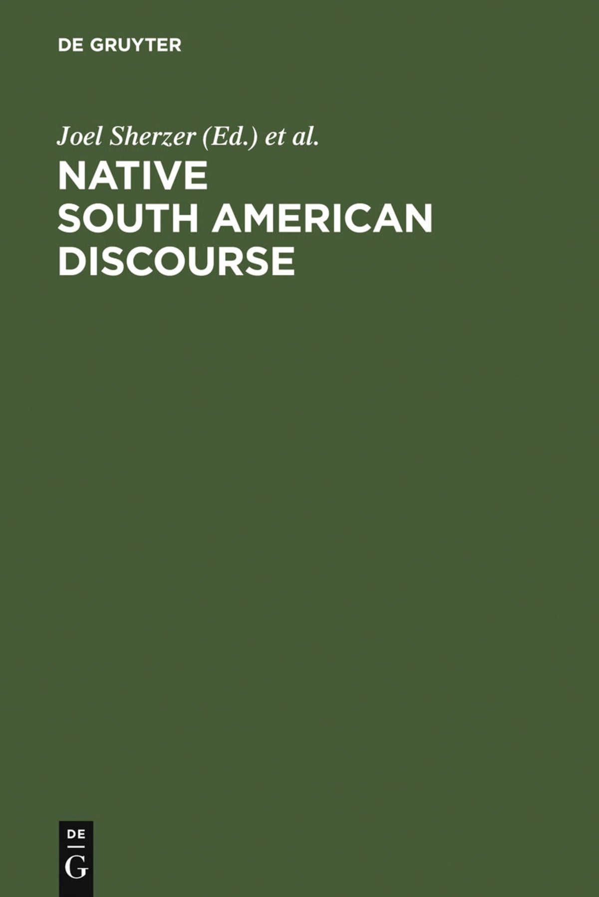 Cover image for Native South American Discourse ISBN 9783110105117
