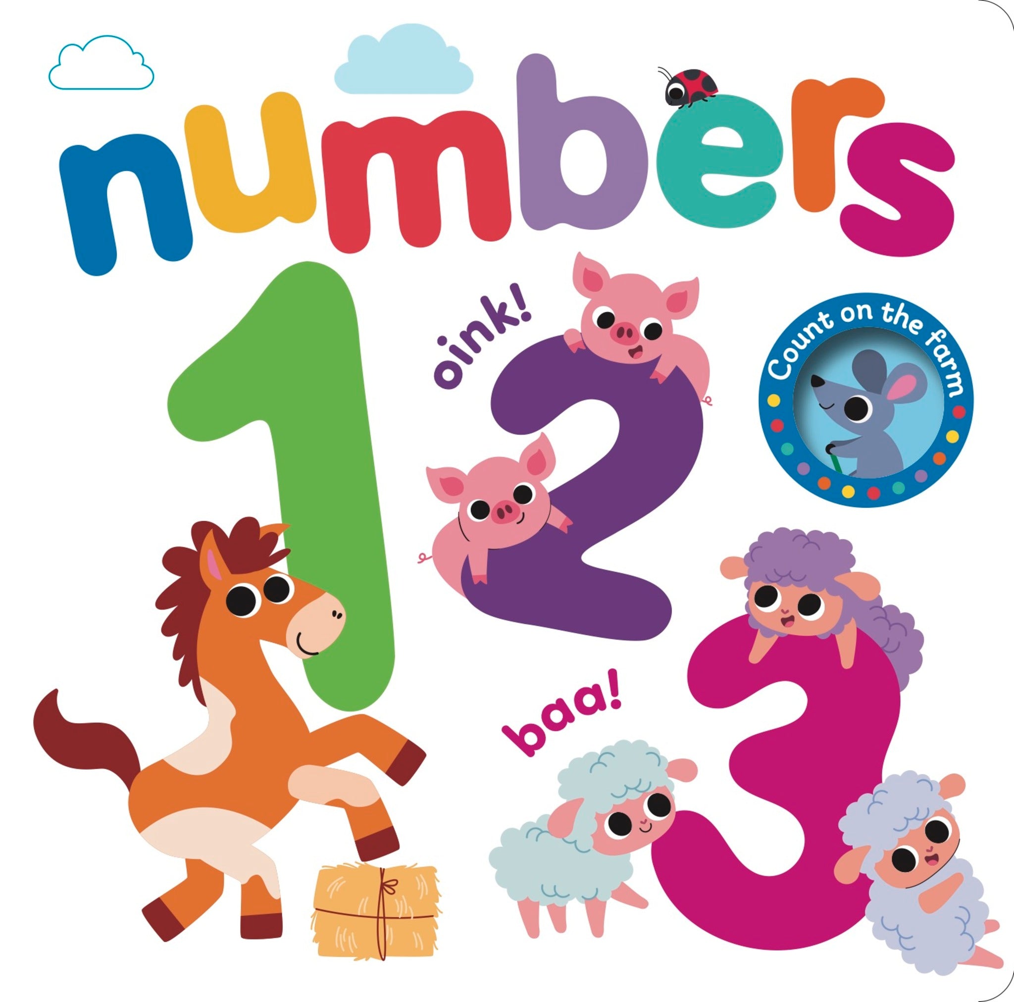 Cover image for Peekaboo Learners: Numbers on the Farm ISBN 9781837161669