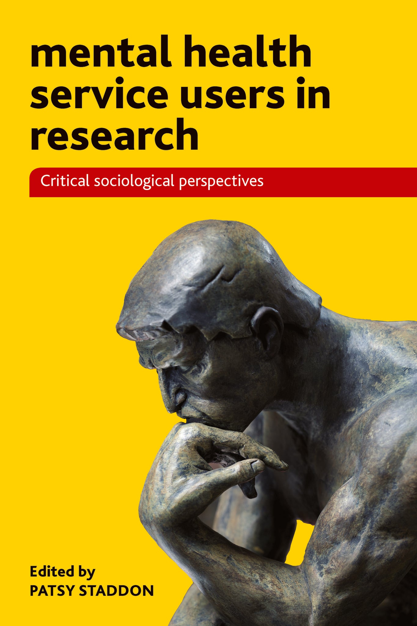 Cover image for Mental Health Service Users in Research ISBN 9781447307341