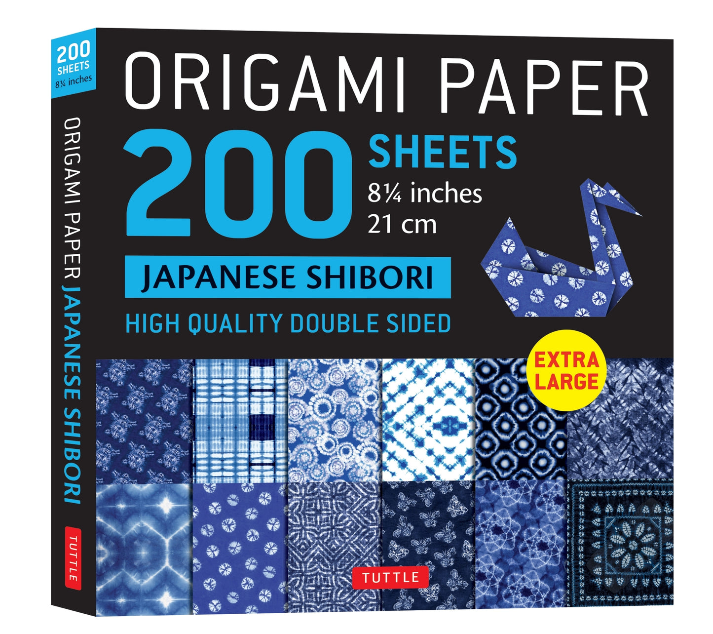 Origami Paper 200 sheets Japanese Shibori 8 1/4" (21 cm)
