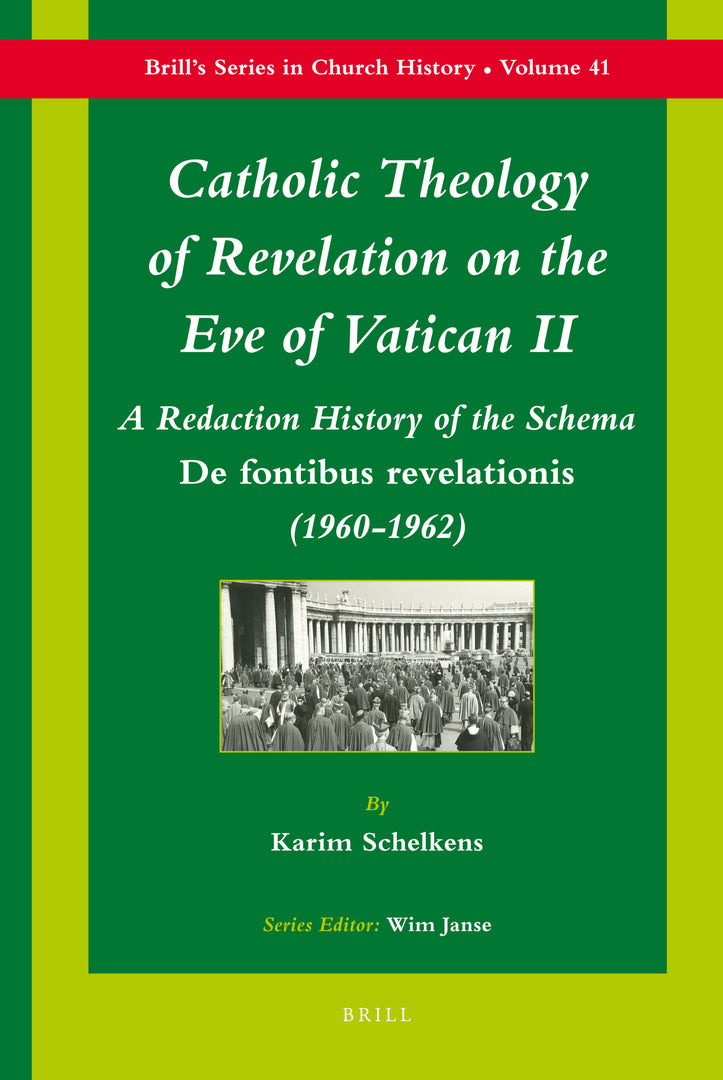 Cover image for Catholic Theology of Revelation on the Eve of Vatican II ISBN 9789004181052