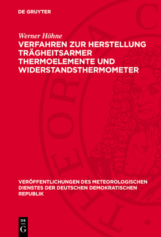 Verfahren zur Herstellung trägheitsarmer Thermoelemente und Widerstandsthermometer