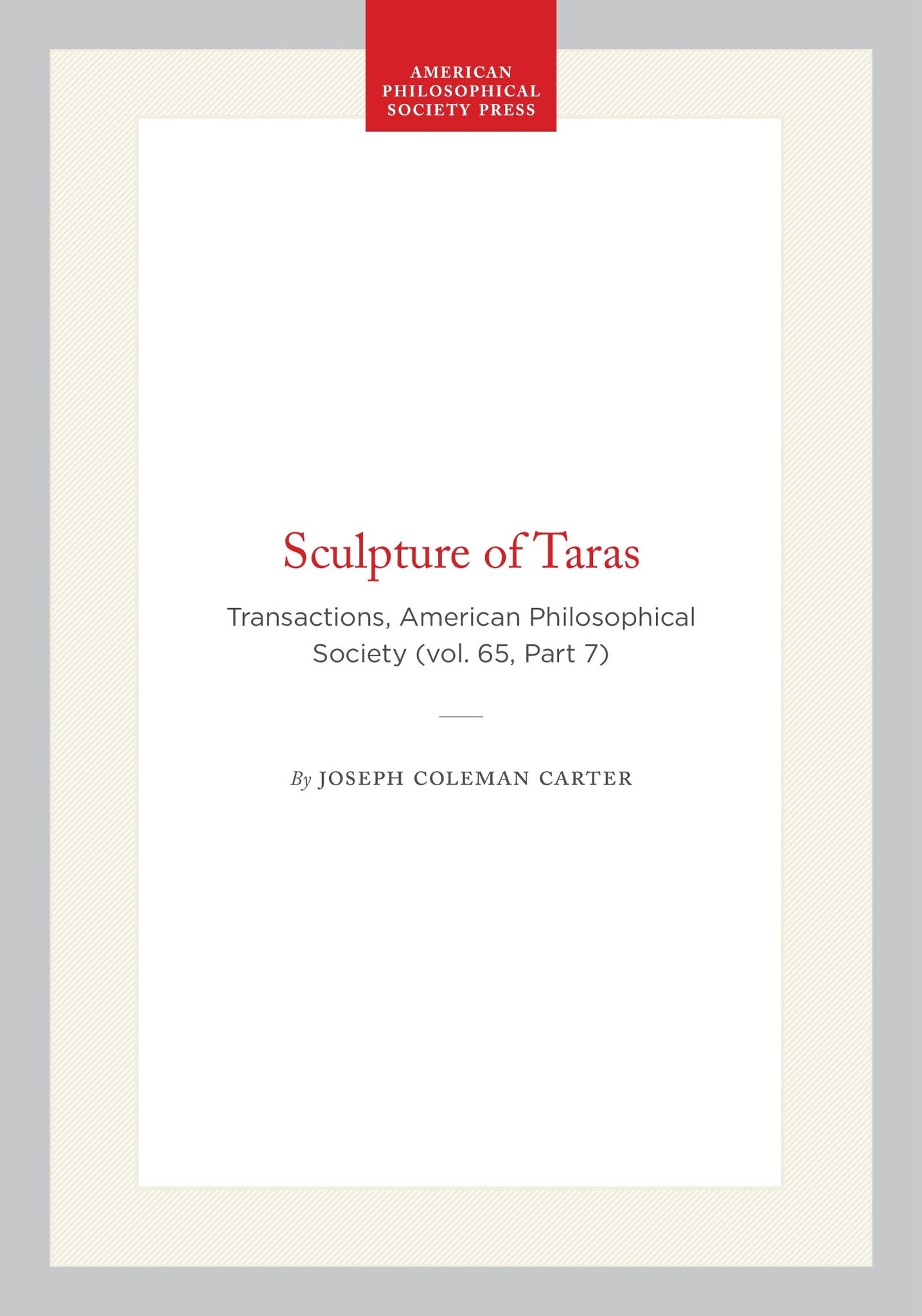 Sculpture of Taras