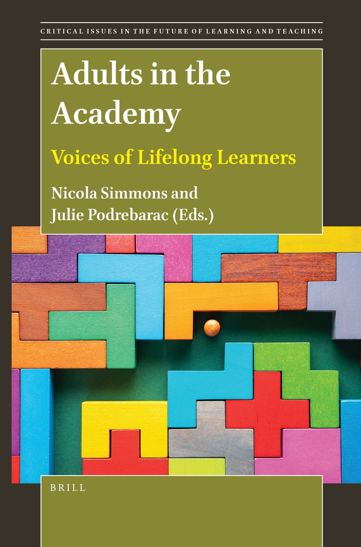 Cover image for Adults in the Academy: Voices of Lifelong Learners ISBN 9789004506404