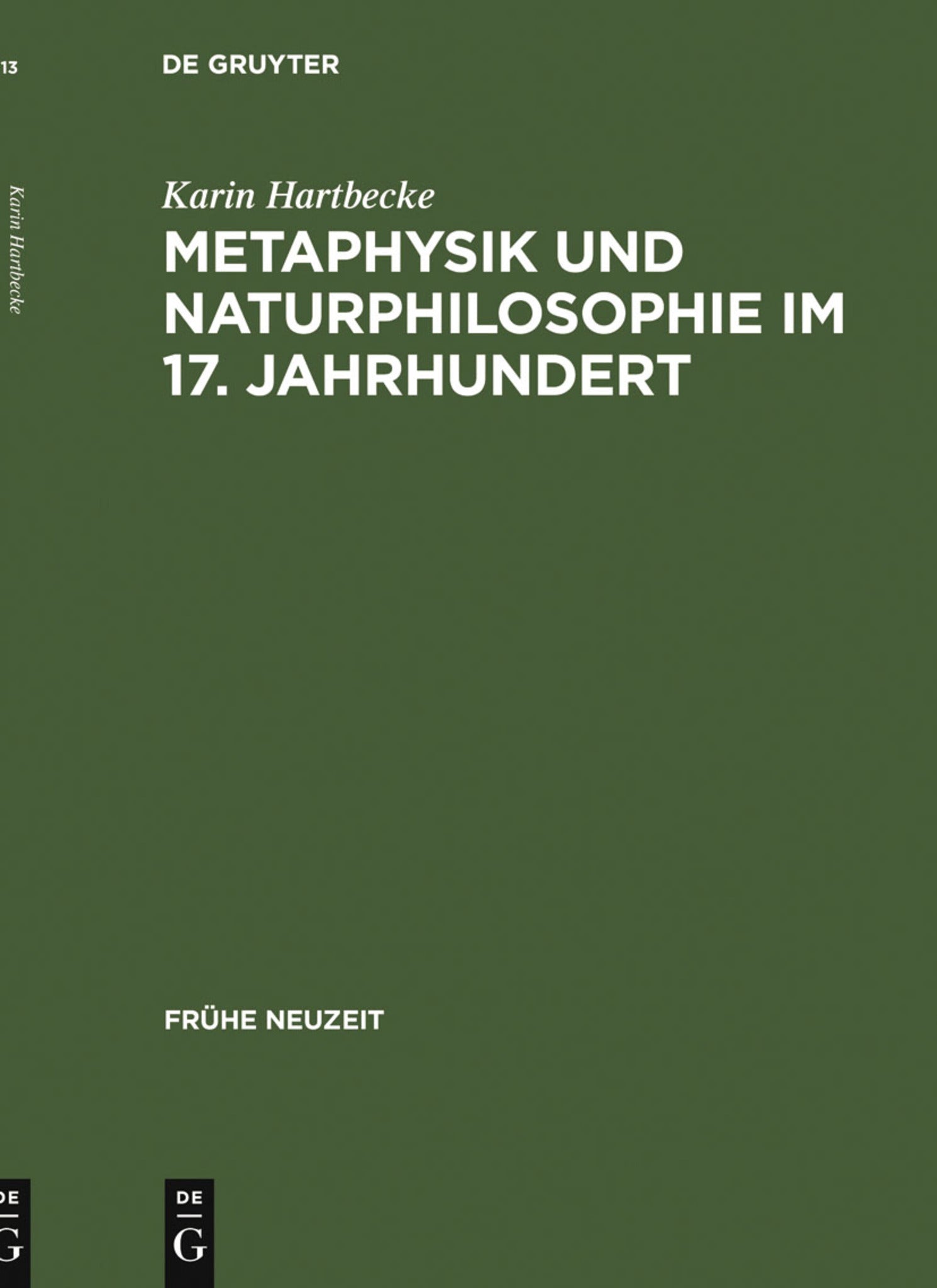 Metaphysik und Naturphilosophie im 17. Jahrhundert