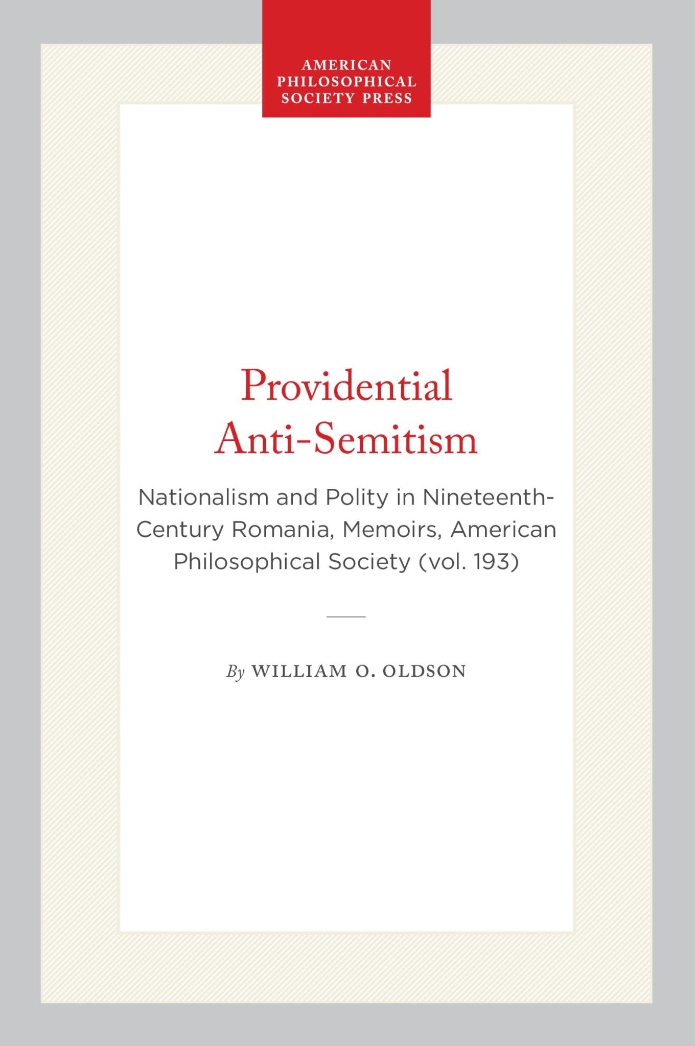 Providential Anti-Semitism