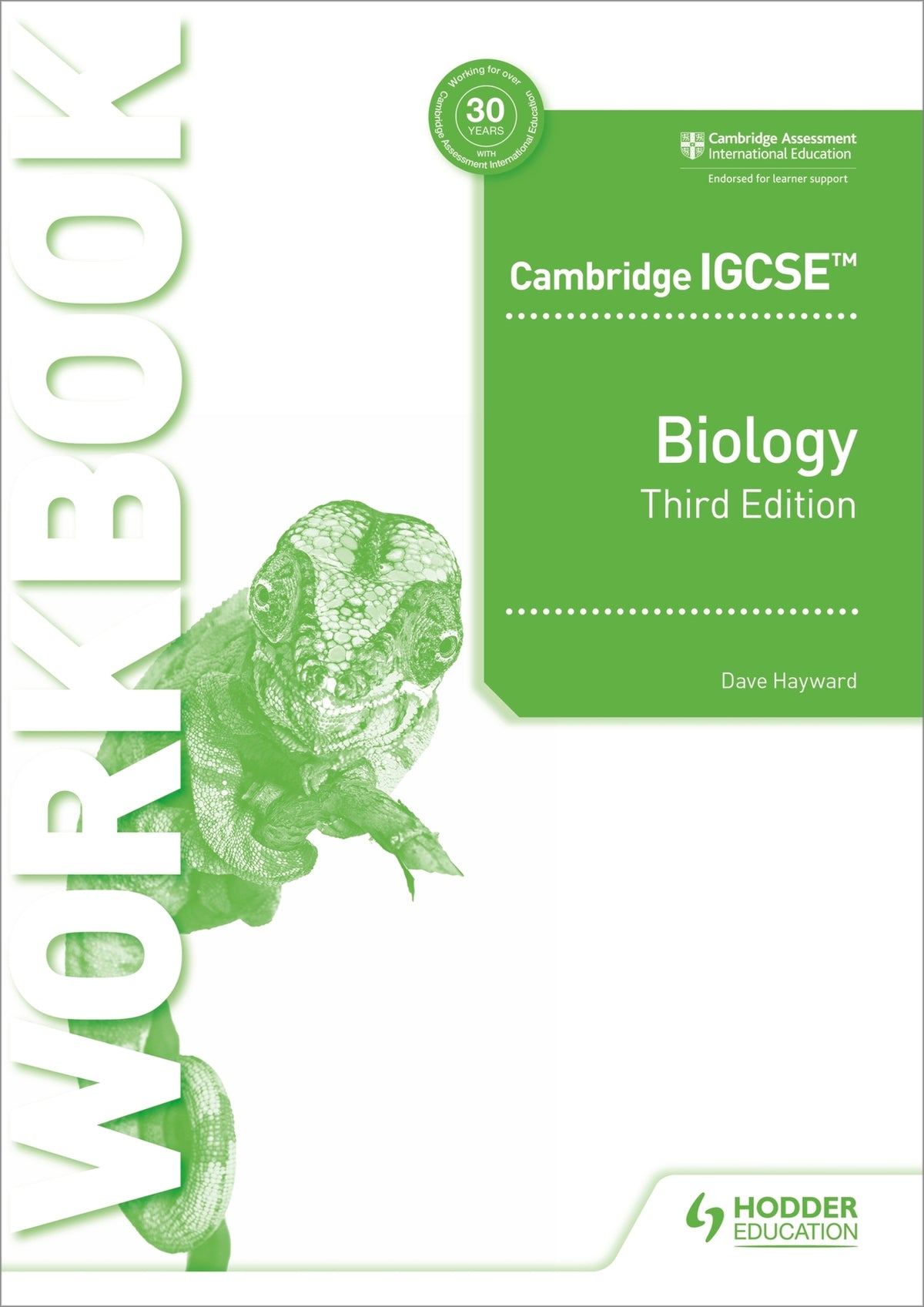 Cover image for Cambridge IGCSE™ Biology Workbook 3rd Edition ISBN 9781398310490
