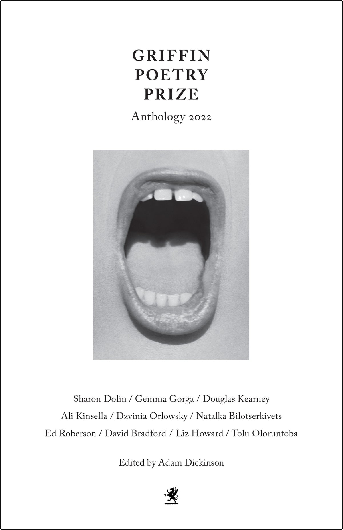 Cover image for The 2022 Griffin Poetry Prize Anthology ISBN 9781487010935