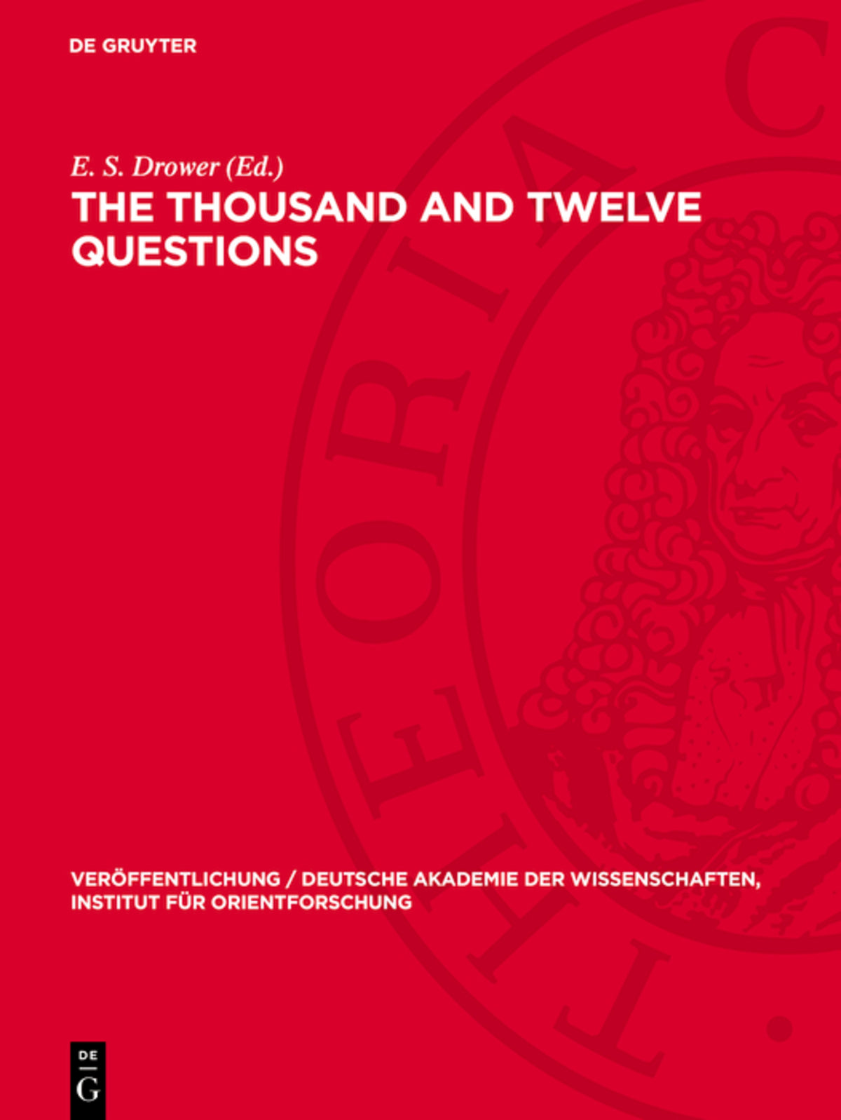 Cover image for The Thousand and Twelve Questions ISBN 9783112707005