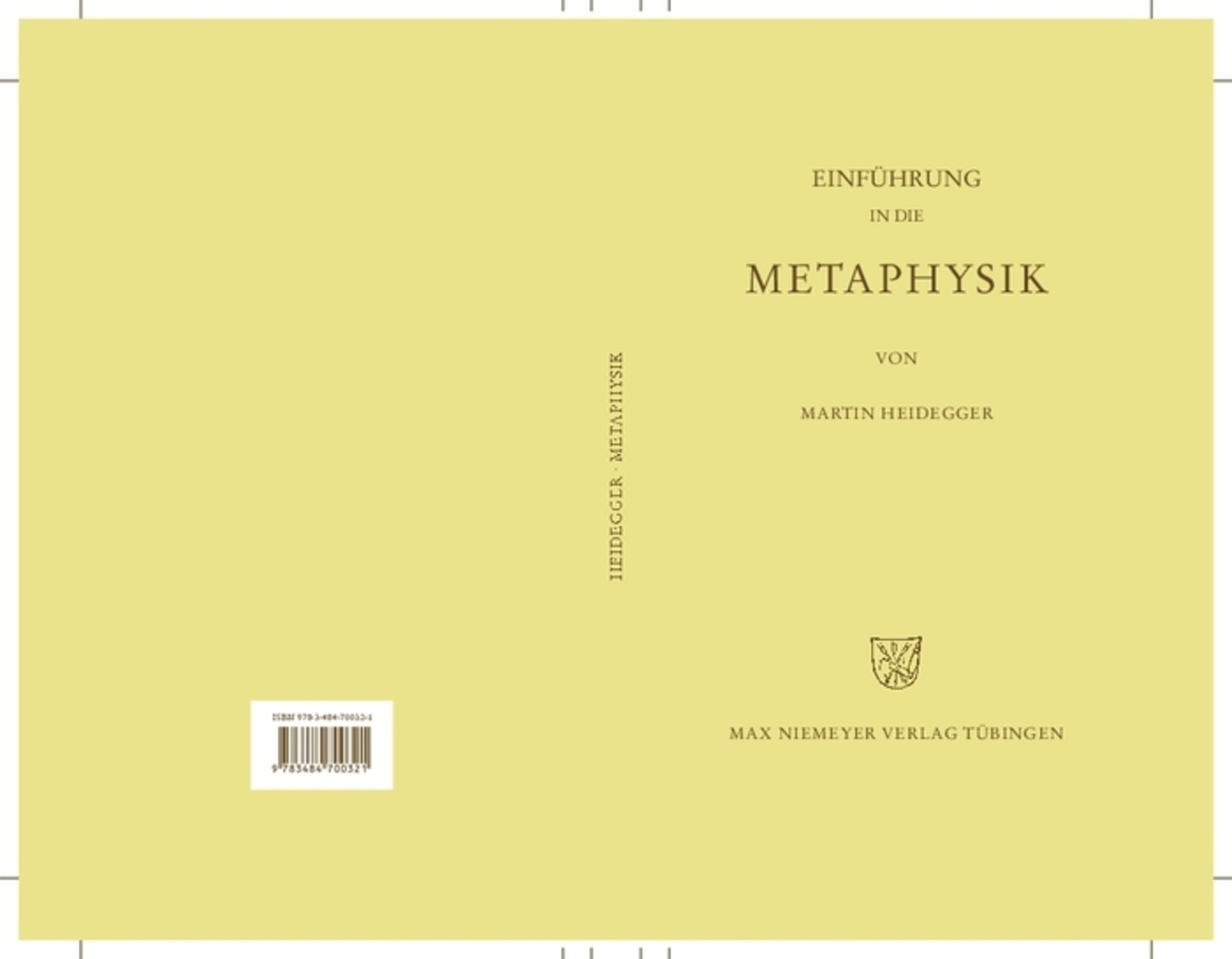 Cover image for Einführung in die Metaphysik ISBN 9783484700321