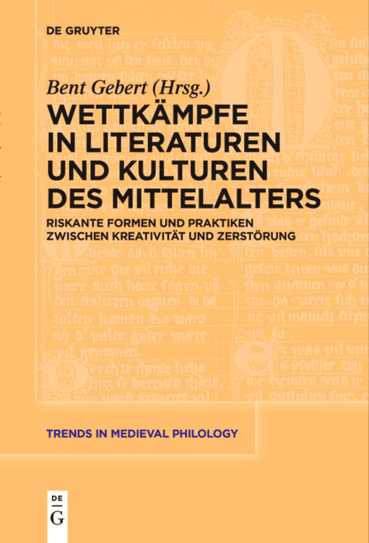 Wettkämpfe in Literaturen und Kulturen des Mittelalters