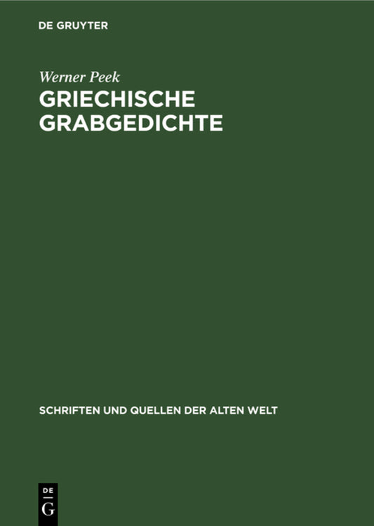 Griechische Grabgedichte
