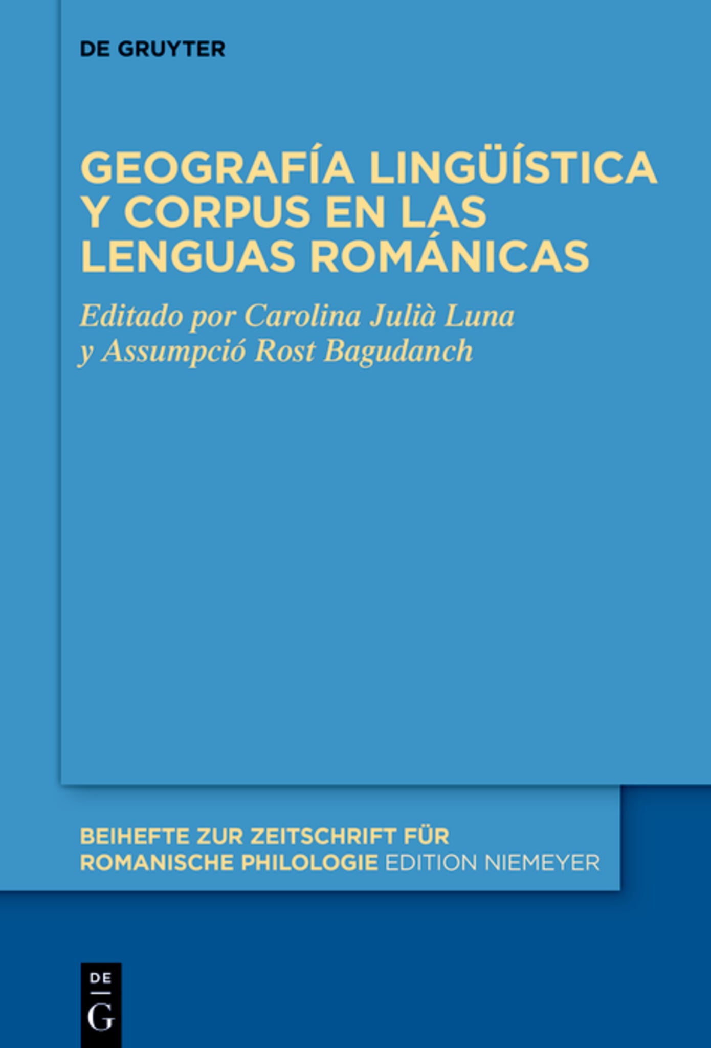 Geografía lingüística y corpus en las lenguas románicas