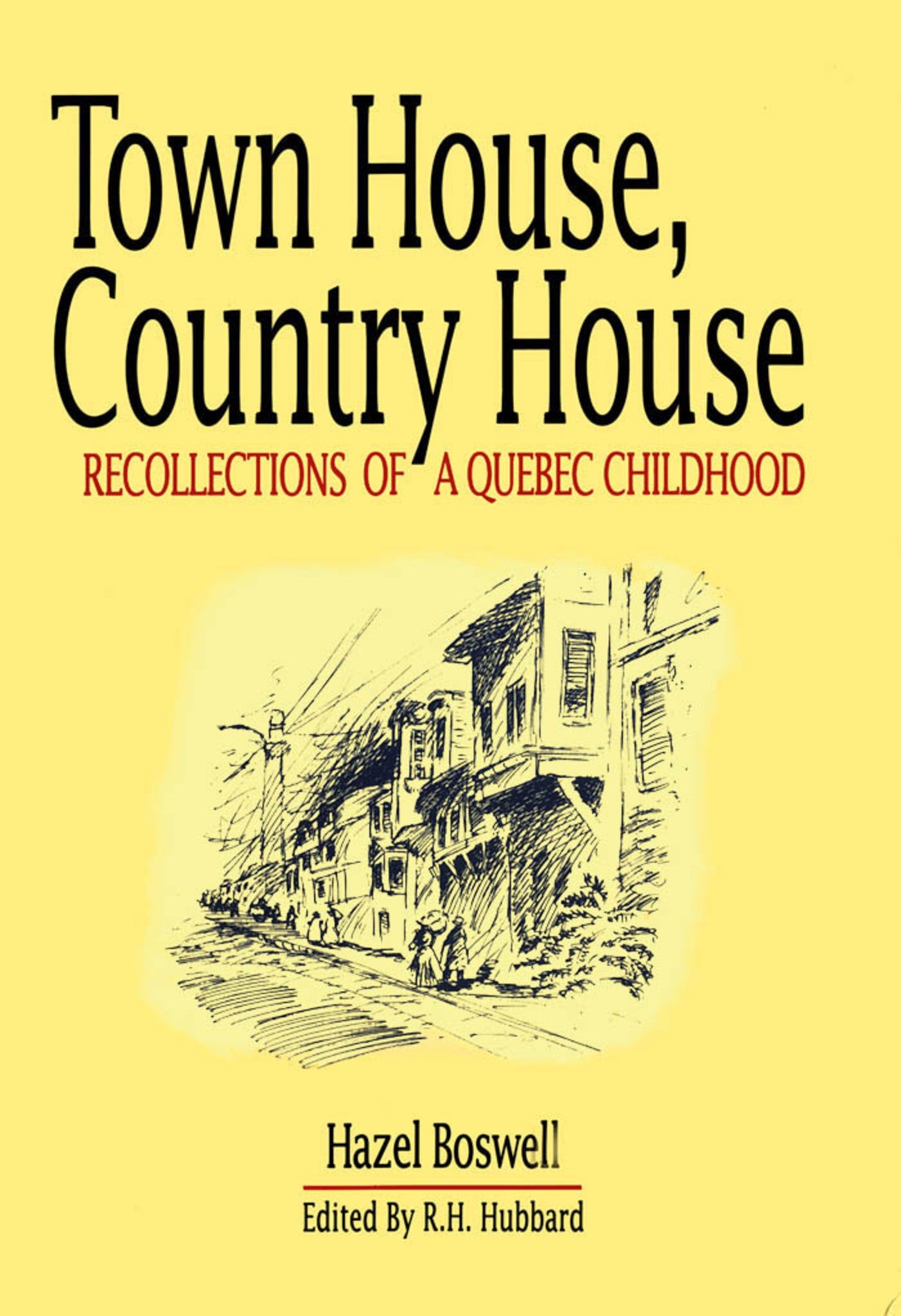 Cover image for Town House, Country House ISBN 9780773507210