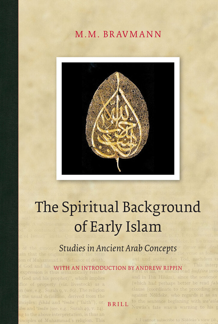 Cover image for The Spiritual Background of Early Islam ISBN 9789004172005