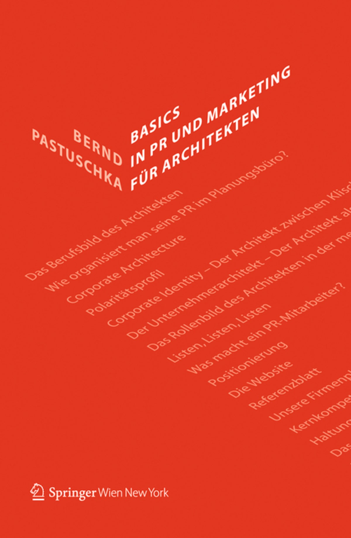Cover image for Basics in PR und Marketing für Architekten ISBN 9783990435182