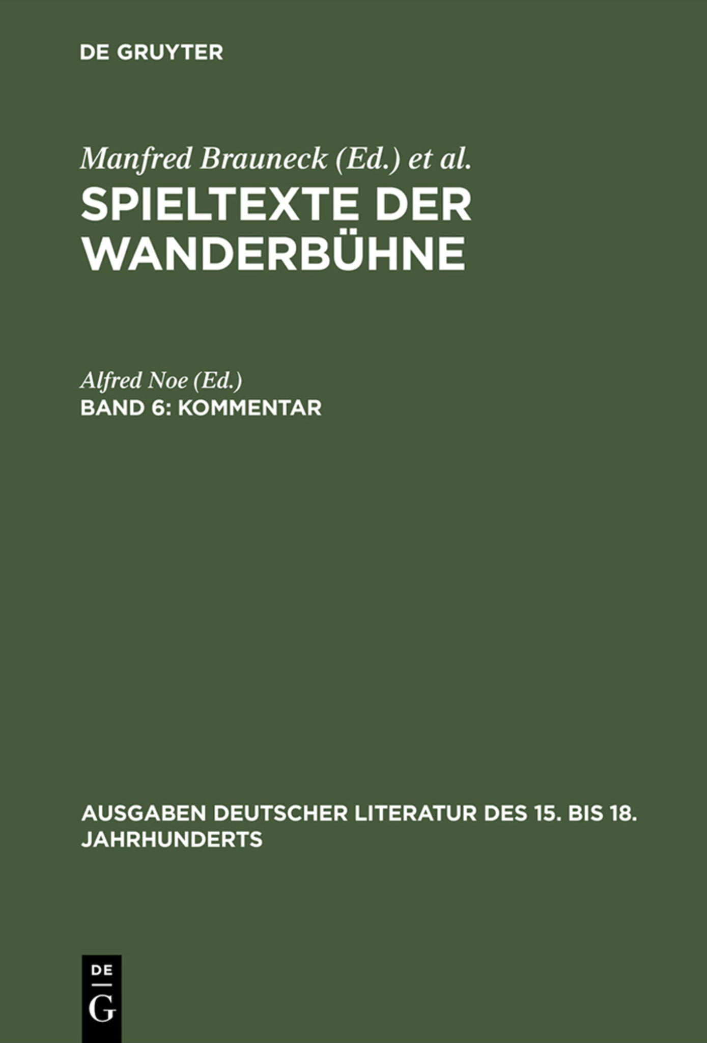 Kommentar zu Band I–V