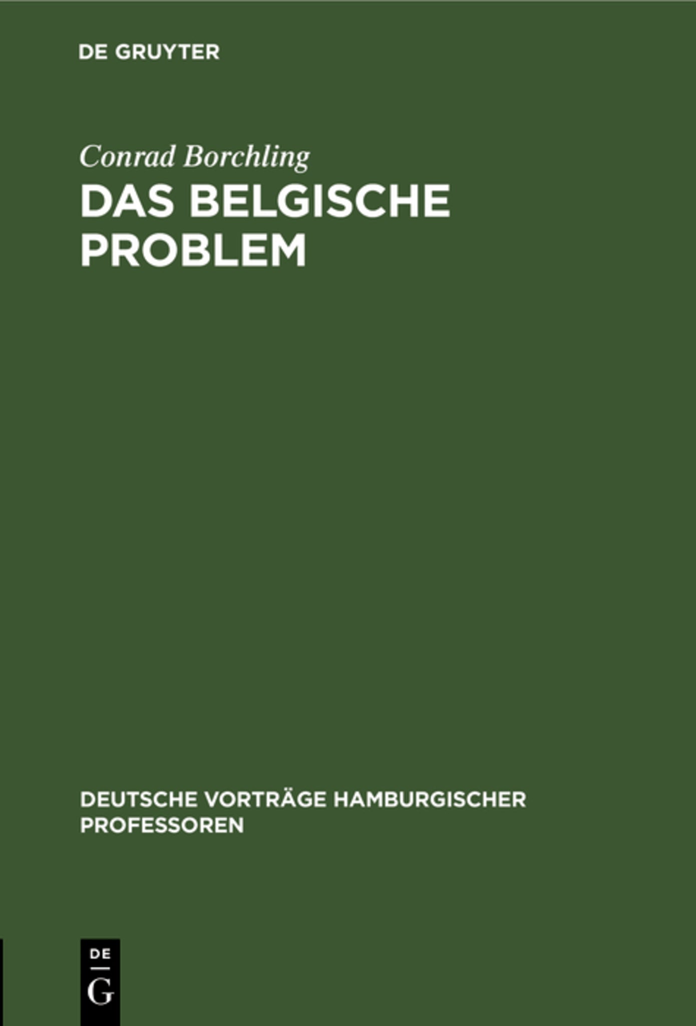 Das belgische Problem