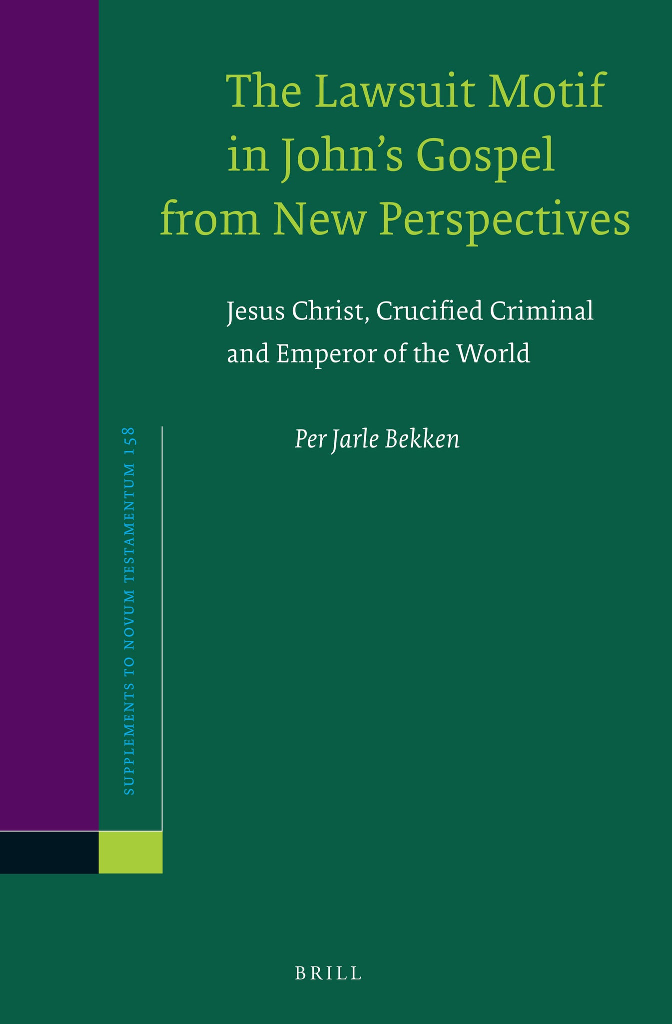 The Lawsuit Motif in John’s Gospel from New Perspectives