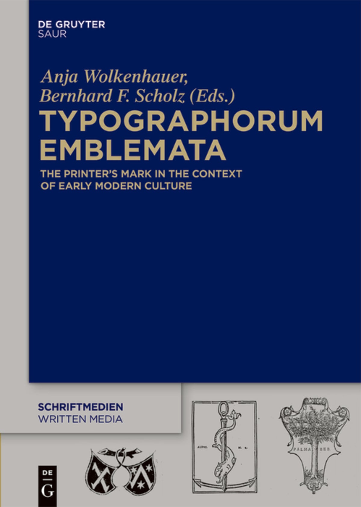 Cover image for Typographorum Emblemata ISBN 9783110439199
